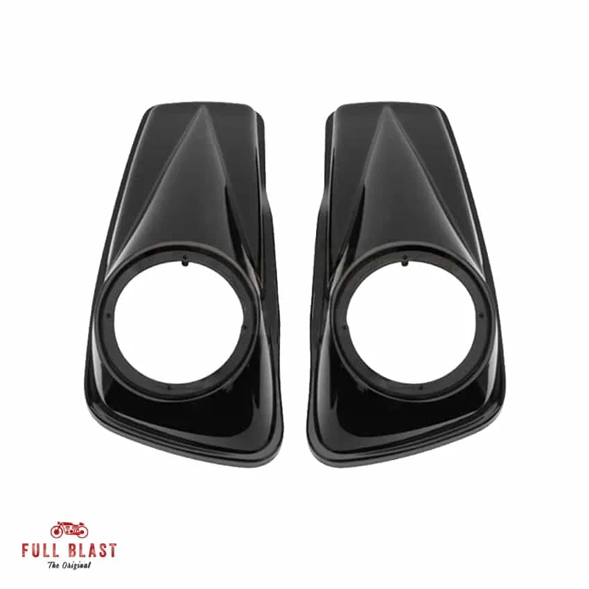 SIXTY FIVE 6.5" sidetaske låg med 6.5" højttaler udskæring til Harley-Davidson Street Glide, Road Glide og Electra Glide 2014-2023