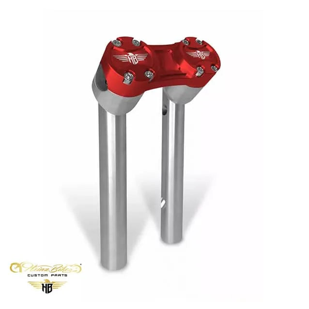 Heinz Bikes Club Style Pullback Riser 10" (25 mm & 32 mm styr) til Harley-Davidson Dyna & Softail