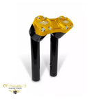 Heinz Bikes Club Style Pullback Riser 6" (25 mm & 32 mm styr) til Harley-Davidson Dyna & Softail