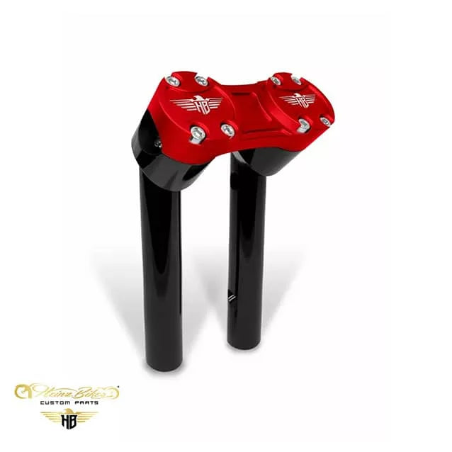 Heinz Bikes Club Style Pullback Riser 6" (25 mm & 32 mm styr) til Harley-Davidson Dyna & Softail