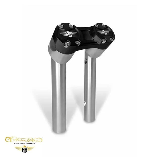 Heinz Bikes Club Style Pullback Riser 8″ (25 mm & 32 mm styr) til Harley-Davidson Dyna & Softail