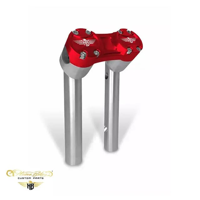 Heinz Bikes Club Style Pullback Riser 8″ (25 mm & 32 mm styr) til Harley-Davidson Dyna & Softail