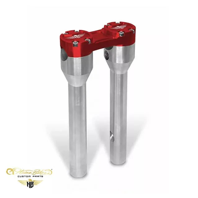 Heinz Bikes Club Style Straight Riser 10" (25 mm & 32 mm styr) til Harley-Davidson Dyna & Softail