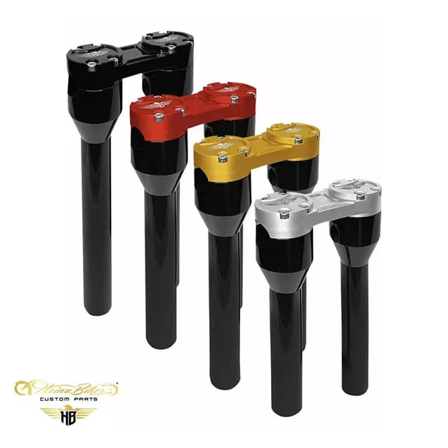 Heinz Bikes Club Style Straight Riser 8" (25 mm & 32 mm styr) til Harley-Davidson Dyna & Softail
