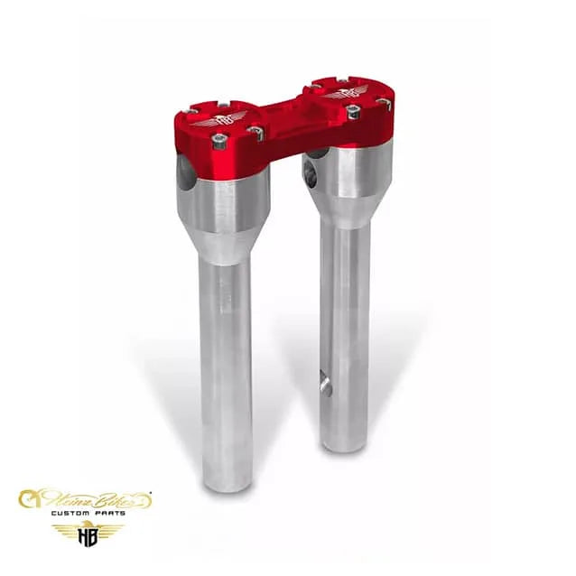 Heinz Bikes Club Style Straight Riser 8" (25 mm & 32 mm styr) til Harley-Davidson Dyna & Softail