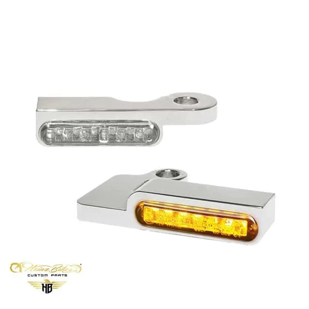 Styrmonteret LED blinklys med/uden positionslys til Harley-Davidson Sportster fra 2004-2013