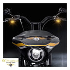 Styrmonteret LED blinklys med/uden positionslys til Harley-Davidson Softail Slim S & Fat Boy S fra 2014-2017
