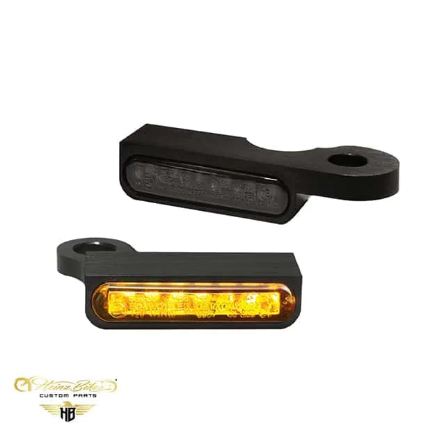 Styrmonteret LED blinklys med/uden positionslys til Harley-Davidson Sportster fra 2014-2020