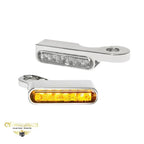 Styrmonteret LED blinklys med/uden positionslys til Harley-Davidson Sportster fra 2014-2020