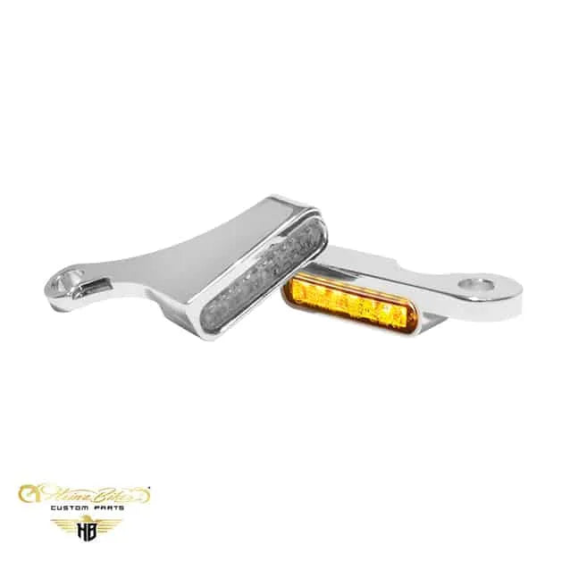 Styrmonteret LED blinklys med/uden positionslys til Harley-Davidson Softail fra 2015-2017