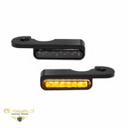 Styrmonteret LED blinklys med/uden positionslys til Harley-Davidson Softail Breakout (Hydraulisk kobling) fra 2013-2017