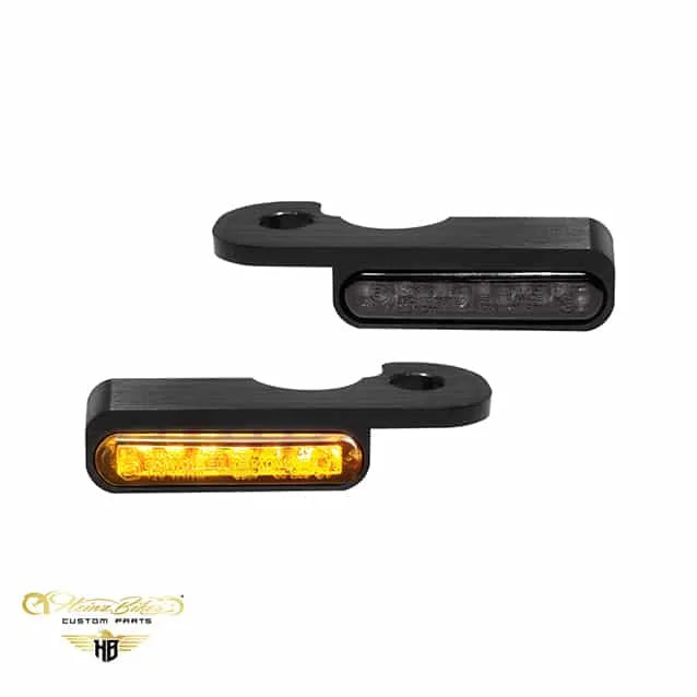 Styrmonteret LED blinklys med/uden positionslys til Harley-Davidson Night Rod, Street Rod & V-Rod / Muscle fra 2002-2017