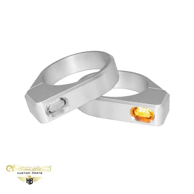 LED blinklys smal til gaffel montering 39/41 mm