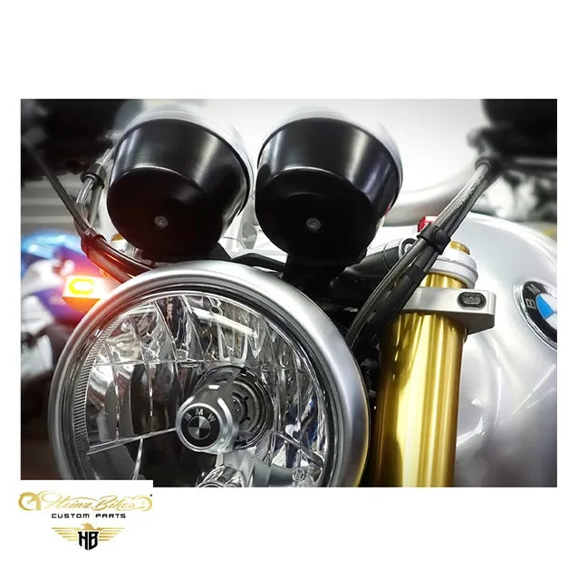 LED blinklys smal til gaffel montering 54/56 mm