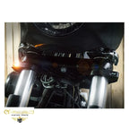 LED blinklys smal til gaffel montering 54/56 mm