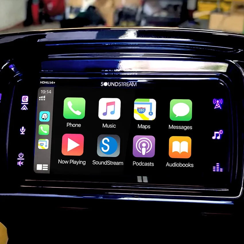 SOUNDSTREAM WHD14+ – Carplay/Android radio til 2014-2023 H-D Touring