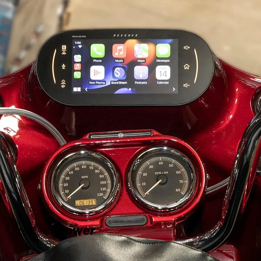 Soundstream HDHU9813RG – CarPlay/Android Radio til H-D Road Glide 1998-2013