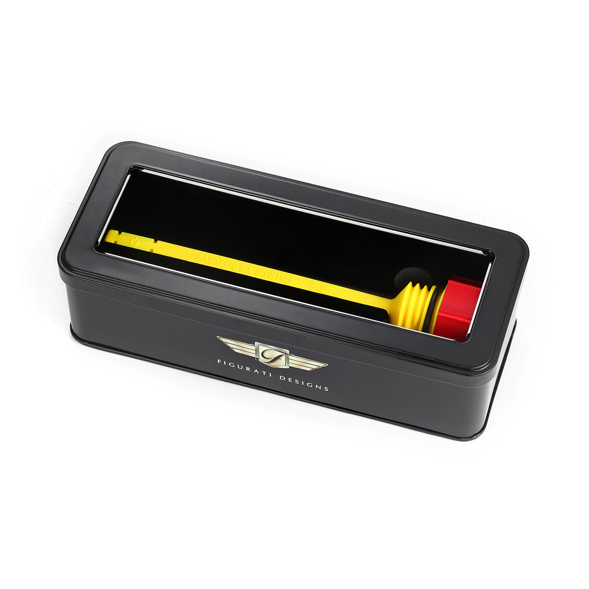 Alu Motor Oliepind til Harley-Davidson Touring M8 (2017-2025) - Buet Rød