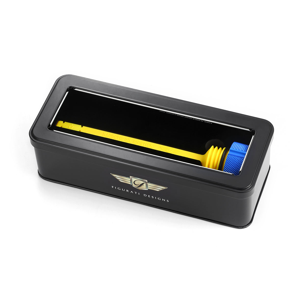 Alu Motor Oliepind til Harley-Davidson Touring M8 (2017-2025) - Rillet Blå