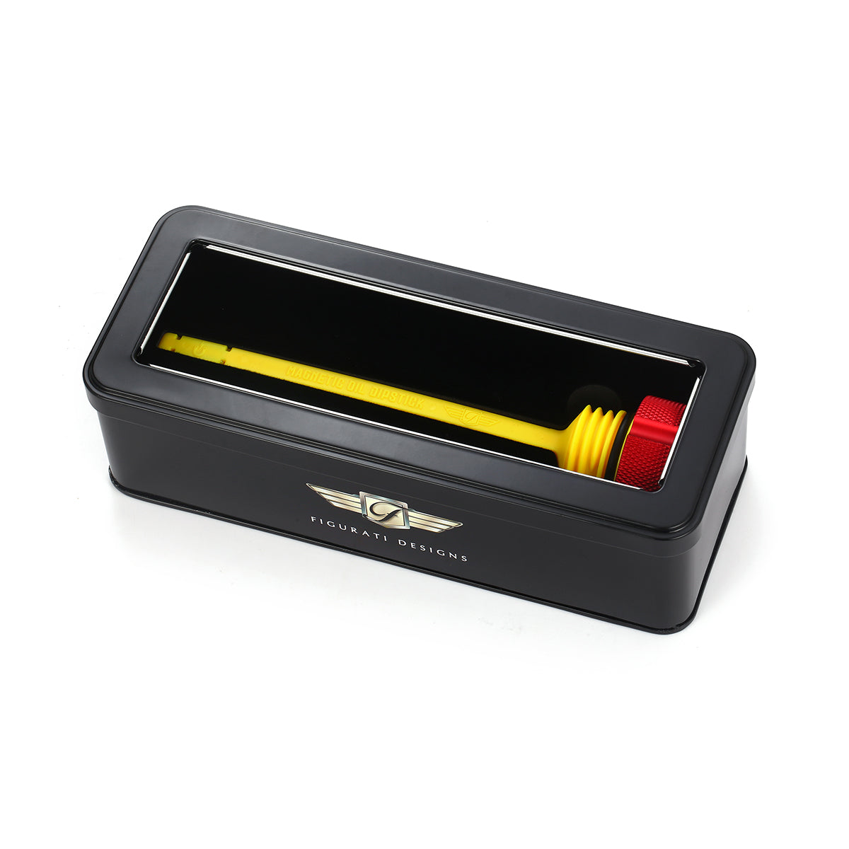 Alu Motor Oliepind til Harley-Davidson Touring M8 (2017-2025) - Rillet Rød