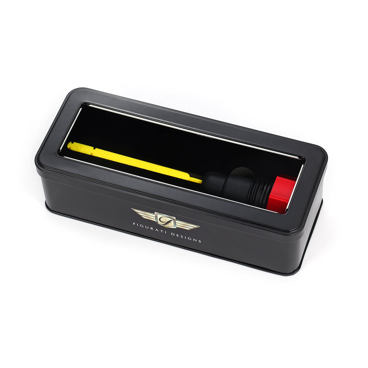 Alu Motor Oliepind til Harley-Davidson Twin Cam (2007-2016) - Buet Rød