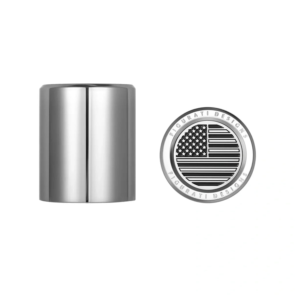Harley-Davidson Rustfrit Stål American Flag Docking Covers
