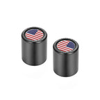 Harley-Davidson Rustfrit Stål Sort Rød Hvid & Blå Amerikansk Flag Docking Covers
