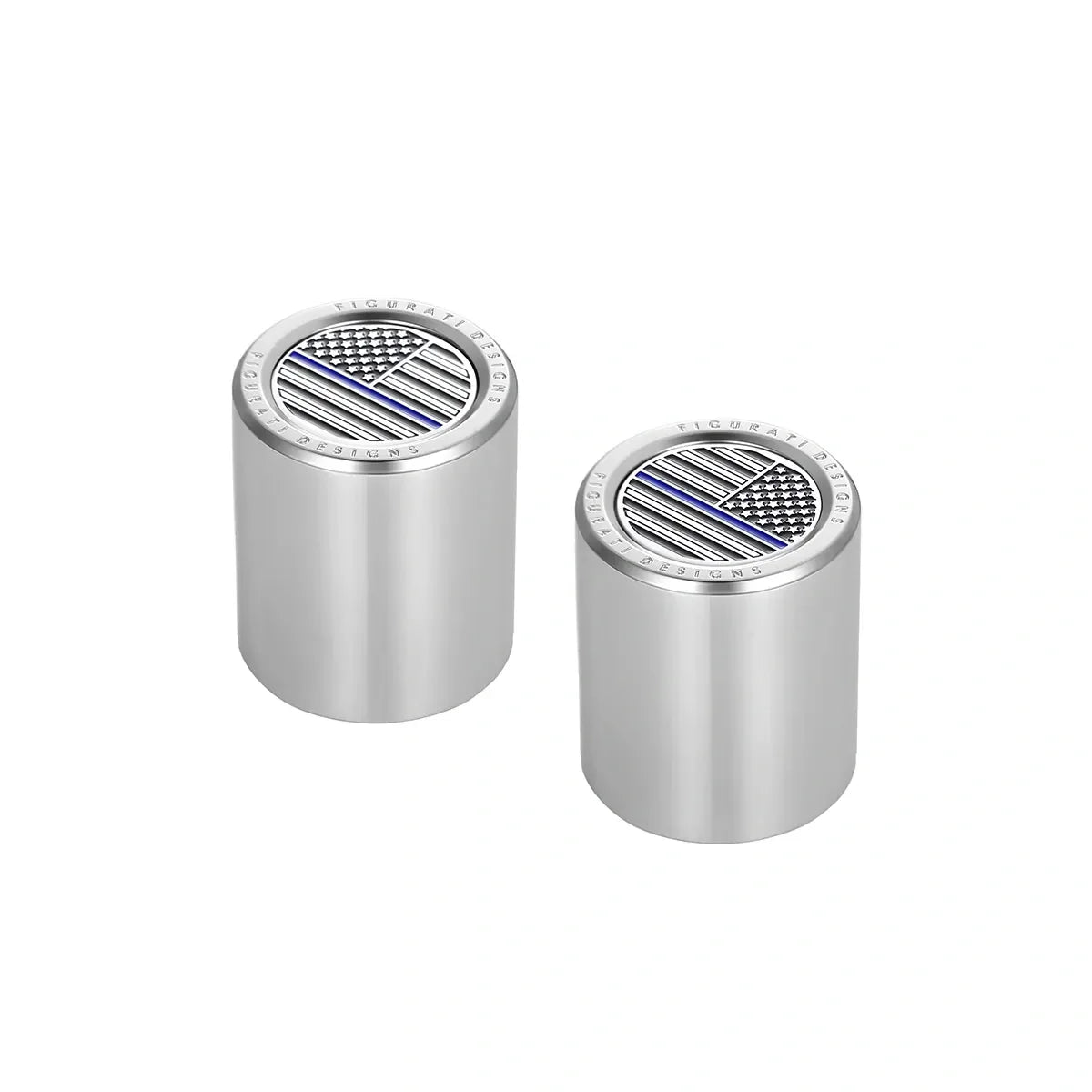 Harley-Davidson Rustfrit Stål Blå Stribe Amerikansk Flag Docking Covers