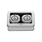 Aksel Covers til forhjul - i Poleret Rustfri Stål med US Army Seal - Harley-Davidson Dyna, Softail & Touring