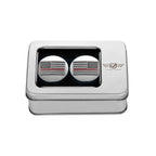 Harley-Davidson Svingarmsdæksel i rustfrit stål - Red Line American Flag