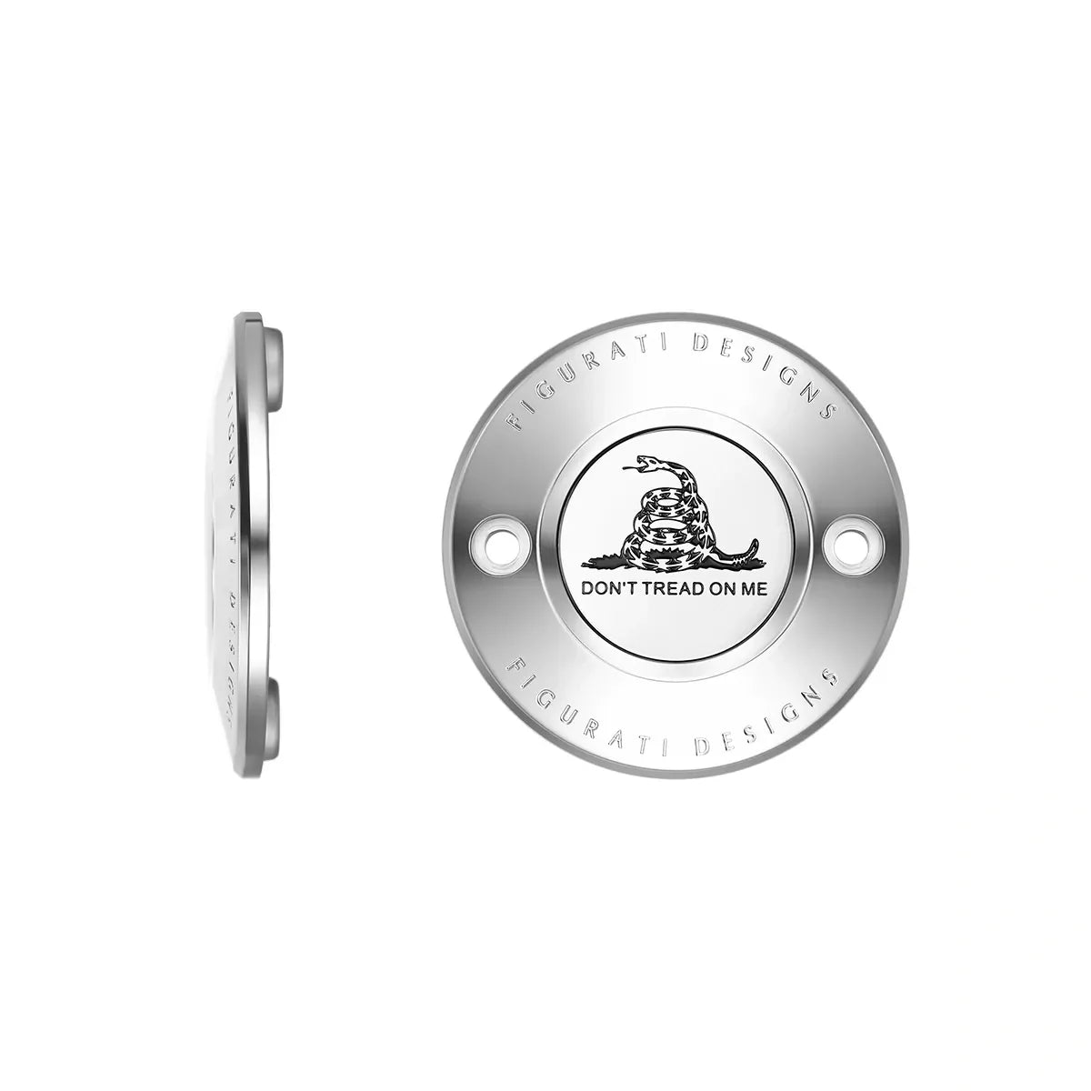 Harley-Davidson Rustfri Stål "Don't Tread on Me" M8 Timing Cover