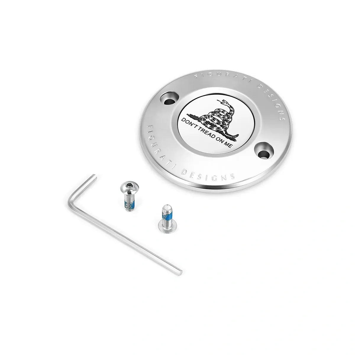 Harley-Davidson Rustfri Stål "Don't Tread on Me" M8 Timing Cover