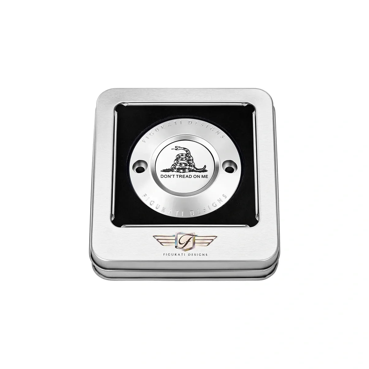 Harley-Davidson Rustfri Stål "Don't Tread on Me" M8 Timing Cover