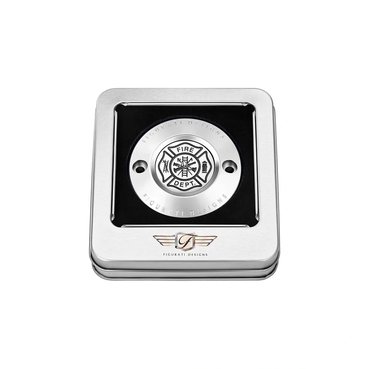 Harley-Davidson Rustfrit Stål Malteser Kors - FIRE M8 Timing Cover