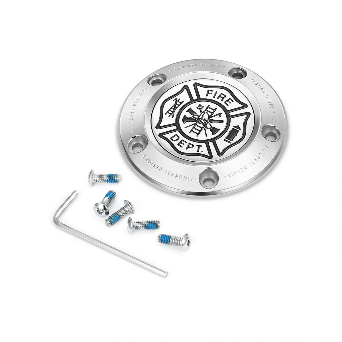 Harley-Davidson Rustfrit Stål Malteser Kors - Omvendt Twin Cam Timing Cover