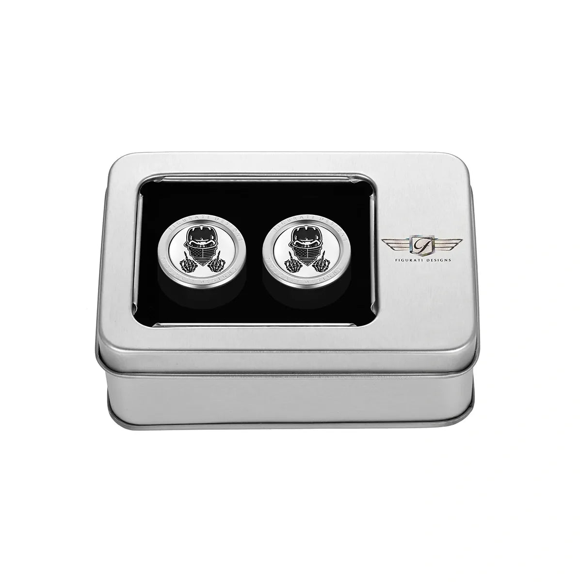 Harley-Davidson Rustfrit Stål Masked Skull Docking Hardware