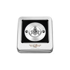 Harley-Davidson Rustfrit Stål Frimurer Emblem M8 Timing Cover