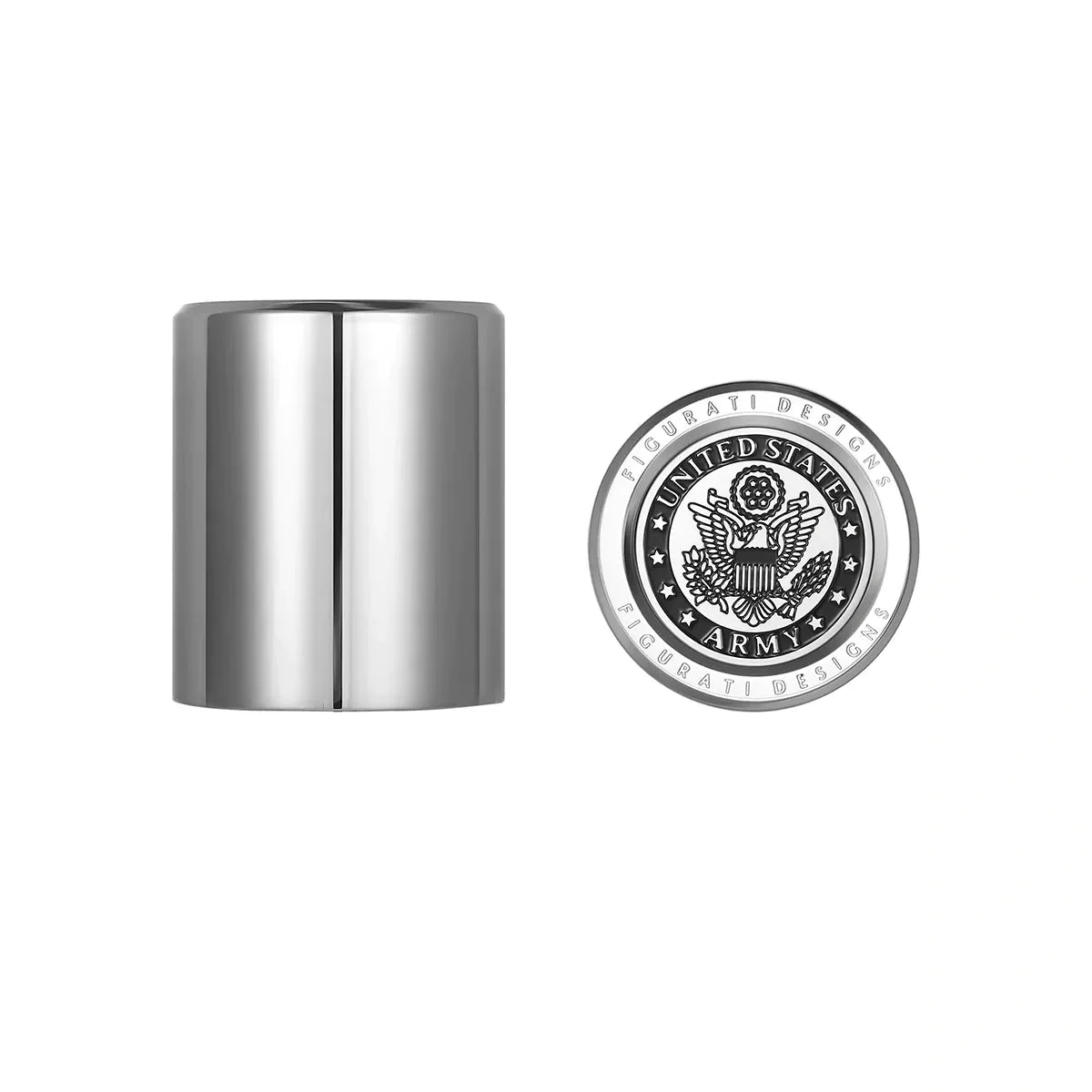 Harley-Davidson Rustfrit Stål Officielt Licenseret US Army Docking Hardware