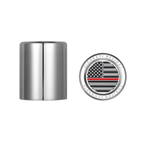 Harley-Davidson Rustfrit Stål Rød Linje Amerikansk Flag Docking Covers