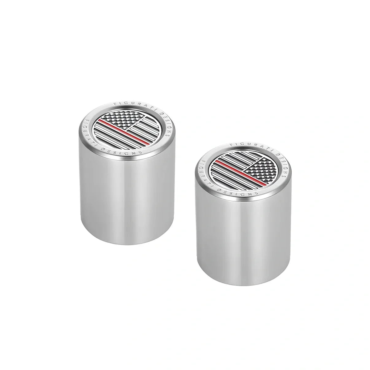 Harley-Davidson Rustfrit Stål Rød Linje Amerikansk Flag Docking Covers