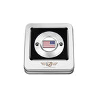 Harley-Davidson Rustfrit Stål Rød Hvid og Blå Amerikansk Flag - Omvendt M8 Timing Cover