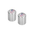 Harley-Davidson Rustfrit Stål Rød Hvid og Blå Amerikansk Flag Kraniet Docking Hardware