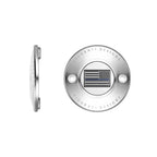 Harley-Davidson Rustfri Stål Tynd Blå Linje Amerikansk Flag - Omvendt M8 Timing Cover