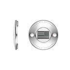 Harley-Davidson Rustfrit Stål Tynd Grøn Linje Amerikansk Flag - Omvendt M8 Timing Cover