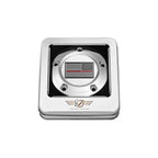 Harley-Davidson Rust Rød Linje Amerikansk Flag - Omvendt Twin Cam Timing Cover i Rustfrit Stål