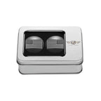 Harley-Davidson Svingarmsdæksel i Rustfrit Stål / Sort Contrast Cut Amerikansk Flag - Omvendt