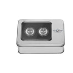 Harley-Davidson Rustfrit Stål i Sort Kontrastskåret Amerikansk Flag Hoved Skjult Hardware