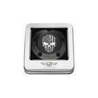 Harley-Davidson Rustfrit Stål i Sort Kontrast Cut American Flag Skull Twin Cam Timing Cover