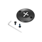 Harley-Davidson Rustfrit Stål i Sort Kryds M8 Timing Cover