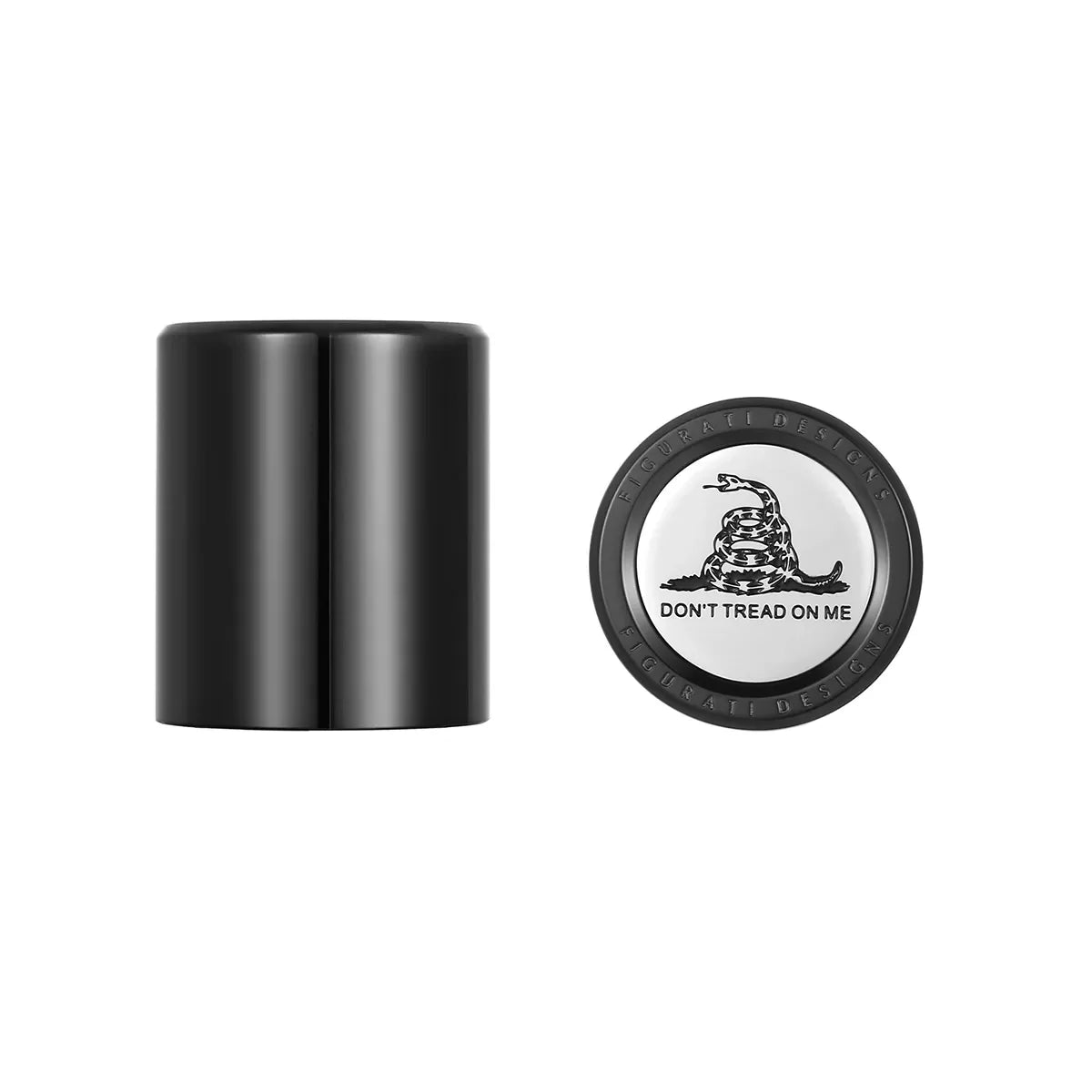 Harley-Davidson Rustfrit Stål i Sort 'Don't Tread On Me' Docking Hardware